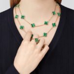 ELSIE LOVE Clover Leaf Ring,925 Silver, 18k Gold Plated - Image 9
