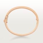 ELSIE LOVE Wide Pavé Bangle Bracelet Women’s Luxury 18K Gold Plated Zirconia Cuff - Image 9