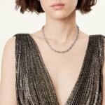 ELSIE LOVE Small Link Necklace 18K Gold Plated V Gold PVD 5x Layered 18" - Image 9