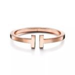 ELSIE LOVE Square T Bracelet | 18K Gold Plated V Gold | PVD 5x Layered | Medium Open Bangle - Image 9