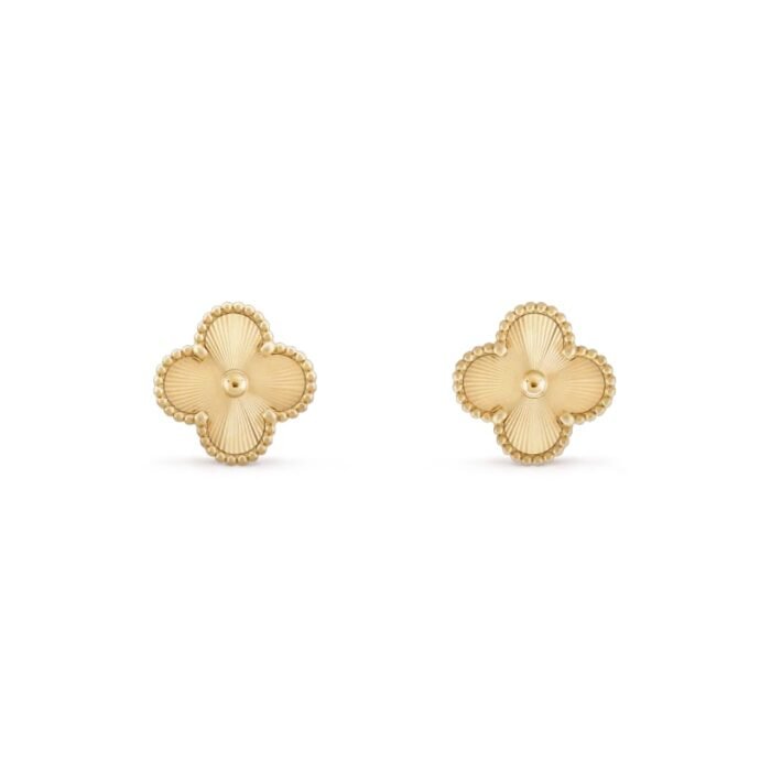 ELSIE LOVE Clover Leaf Earrings · 18K Gold Plated 925 Silver · White Mother-of-Pearl / Black Onyx / Red Carnelian / Green Malachite - Image 9