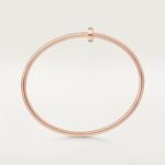 ELSIE LOVE Nail Bangle · 18K Gold Plated · Slim 2.5mm · Gold / Rose Gold · Minimalist Open Bracelet - Image 9