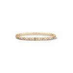 ELSIE LOVE Coco Crush Bracelet · 18K Gold Plated V Gold · Zirconia Inlay · Quilted Pattern Design · Women’s Elegant Bangle - Image 9