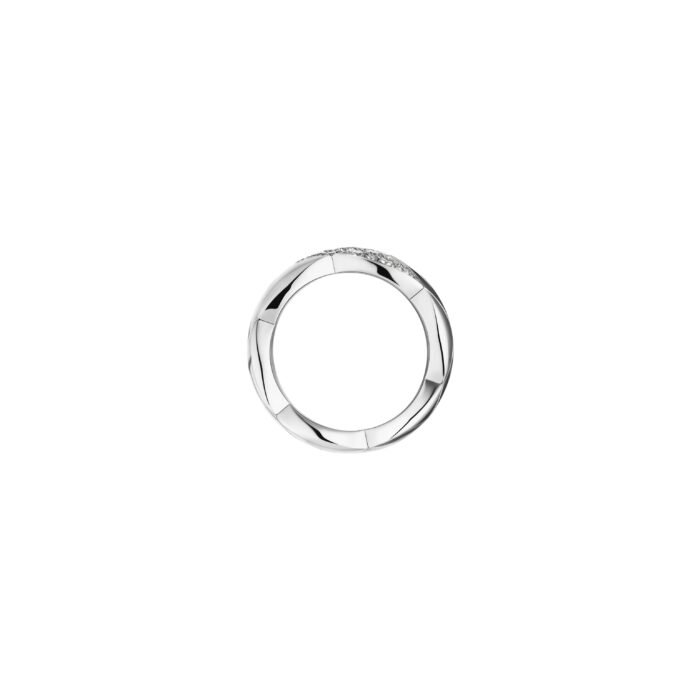 ELSIE LOVE Coco Crush Ring · 925 Sterling Silver 18K Gold Plated · Quilted Design with Full Zirconia Inlay · Luxury Women’s Ring - Image 9