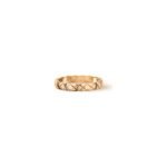 ELSIE LOVE Coco Crush Ring | 925 Silver 18K Gold Plated Quilted Fashion Ring - Image 9