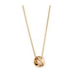 ELSIE LOVE Coco Crush Necklace Women 18K Gold Plated V Gold PVD 5x Layered Adjustable Chain - Image 9