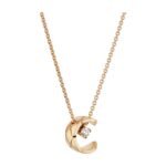 ELSIE LOVE Coco Crush Necklace Women 18K Gold Plated V Gold Zirconia C Letter Pendant PVD 5x Layered - Image 9