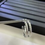 ELSIE LOVE Coco Crush Hoop Earrings Women 18K Gold Plated V Gold PVD 5x Layered Fashion Jewelry - Image 9