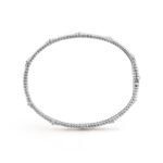 ELSIE LOVE Flower Bracelet Women 18K Gold Plated V Gold Zirconia PVD 5x Layered Elegant Bangle 6.69" - Image 9