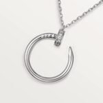 ELSIE LOVE Juste Un Clou Necklace,18k Gold Plated,Cubic Zircon Paved - Image 9