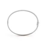 ELSIE LOVE Perlee Bangle Bracelet for Women, 18K Gold Plated V Gold, Cubic Zircon - Image 9