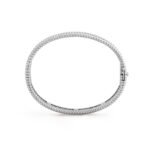 ELSIE LOVE Perlee Bangle Bracelet for Women, 18K Gold Plated V Gold, Cubic Zircon - Image 9