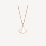 ELSIE LOVE Divas’Dream Necklace 925 Silver 18K Gold Plated Mother of Pearl