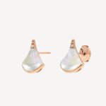 ELSIE LOVE Divas’Dream Earrings 925 Silver 18K Rose Gold Plated Mother of Pearl - Image 2