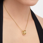 ELSIE LOVE B.zero1 Necklace 925 Silver 18K Gold Plated - Image 3