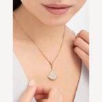 ELSIE LOVE Divas’Dream Necklace 925 Silver 18K Rose Gold Plated CZ Paved - Image 3