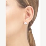 ELSIE LOVE Divas’Dream Earrings 925 Silver 18K Rose Gold Plated Mother of Pearl - Image 4