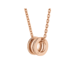 ELSIE LOVE B.zero1 Necklace 925 Silver 18K Gold Plated Edge Zircon - Image 7