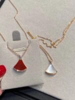 ELSIE LOVE Divas’Dream Necklace 925 Silver 18K Gold Plated Mother of Pearl - Image 7